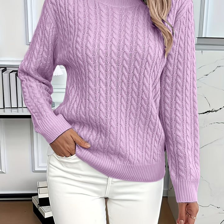 Emmanuelle | Pull Torsadé Coupe Ample