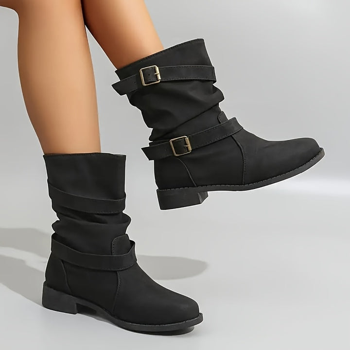 Justine | Bottines Souples à Talon Plat