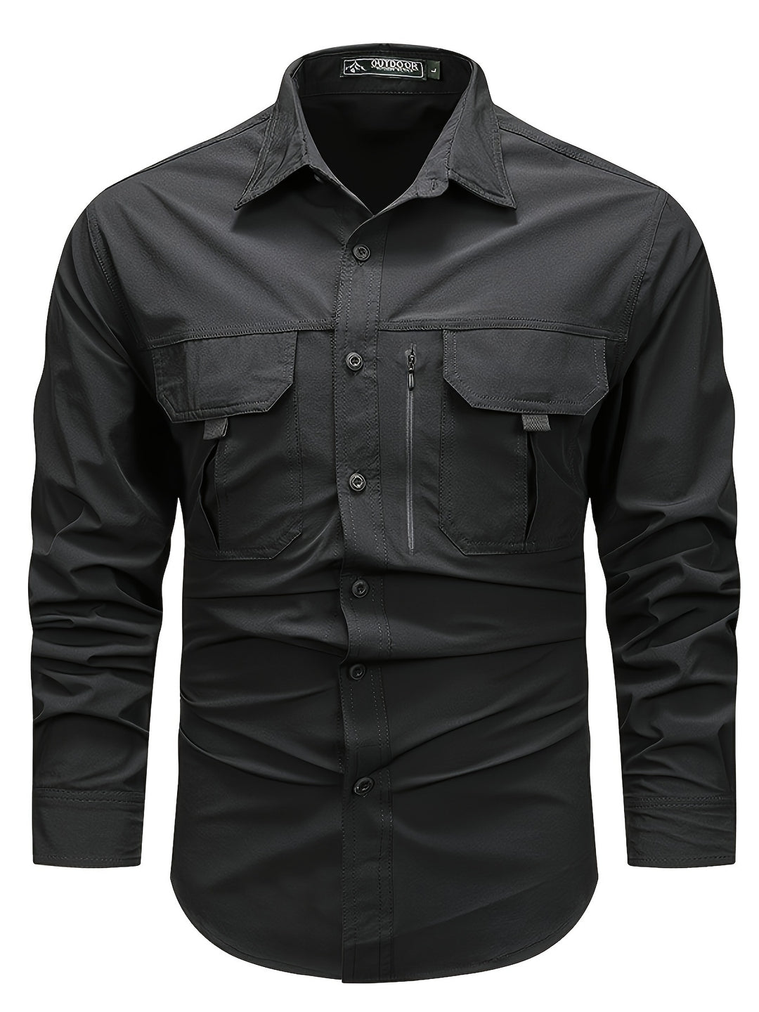 Matthieu | Chemise Cargo à Manches Longues