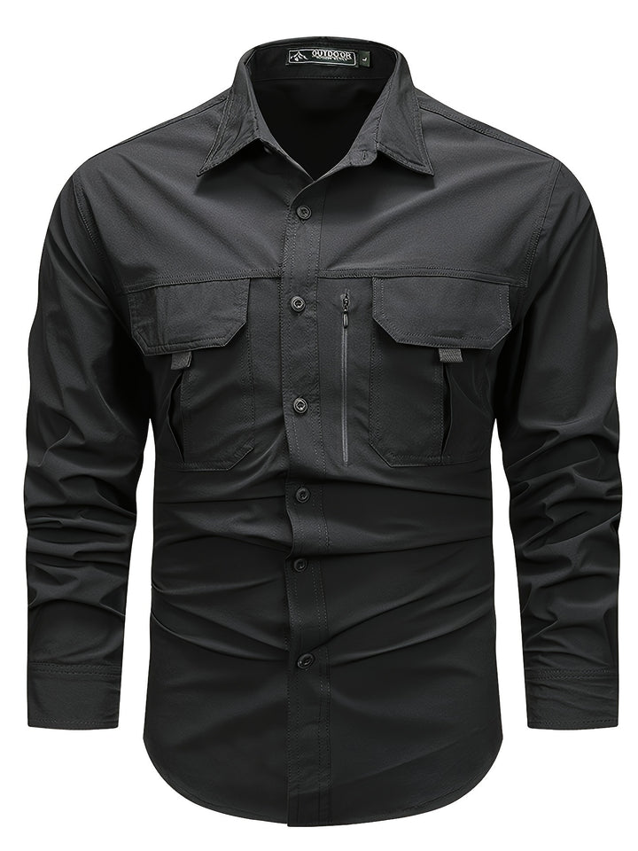 Matthieu | Chemise Cargo à Manches Longues