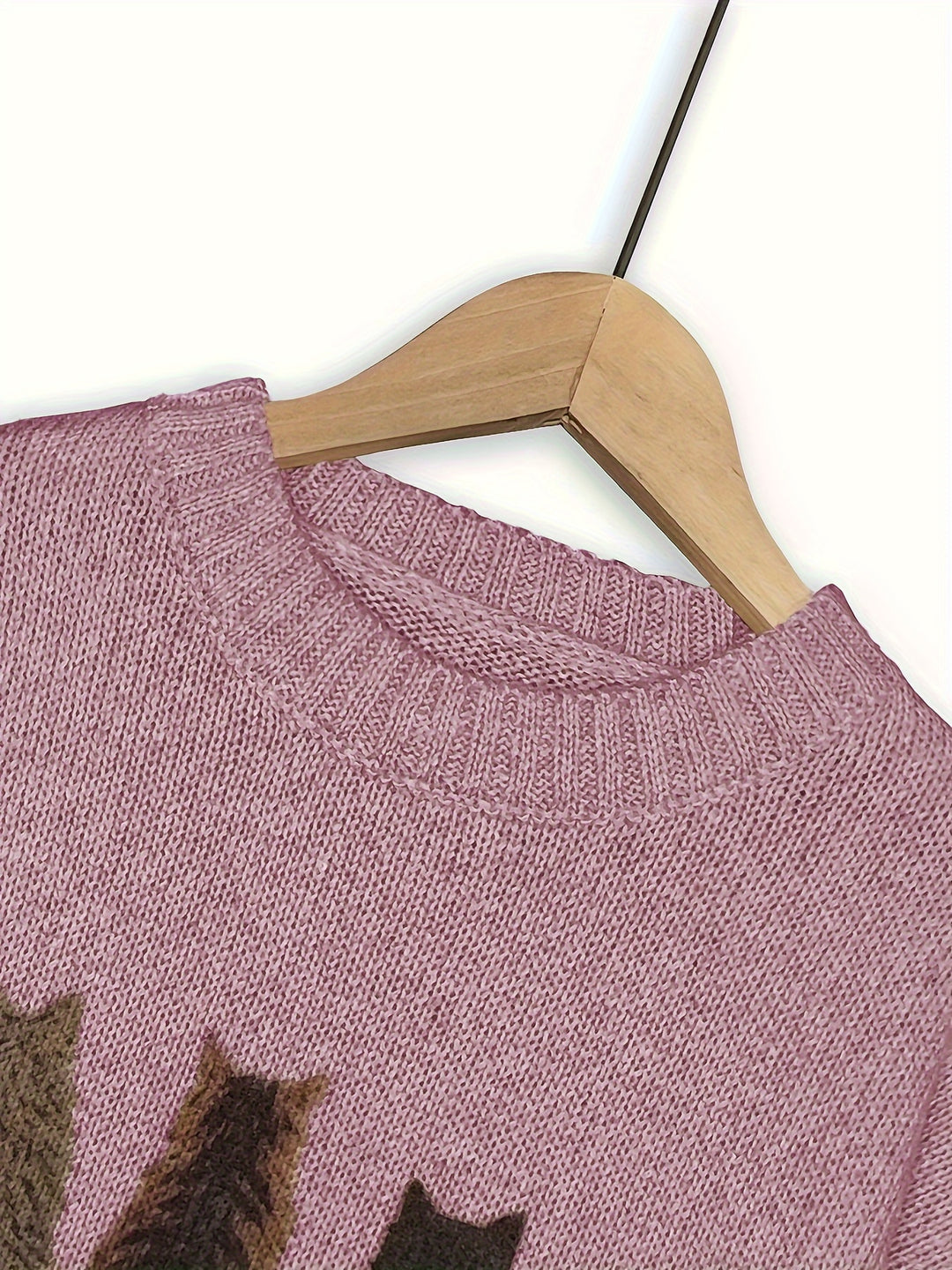Clarisse | Pull Chaleureux à Imprimé Chats