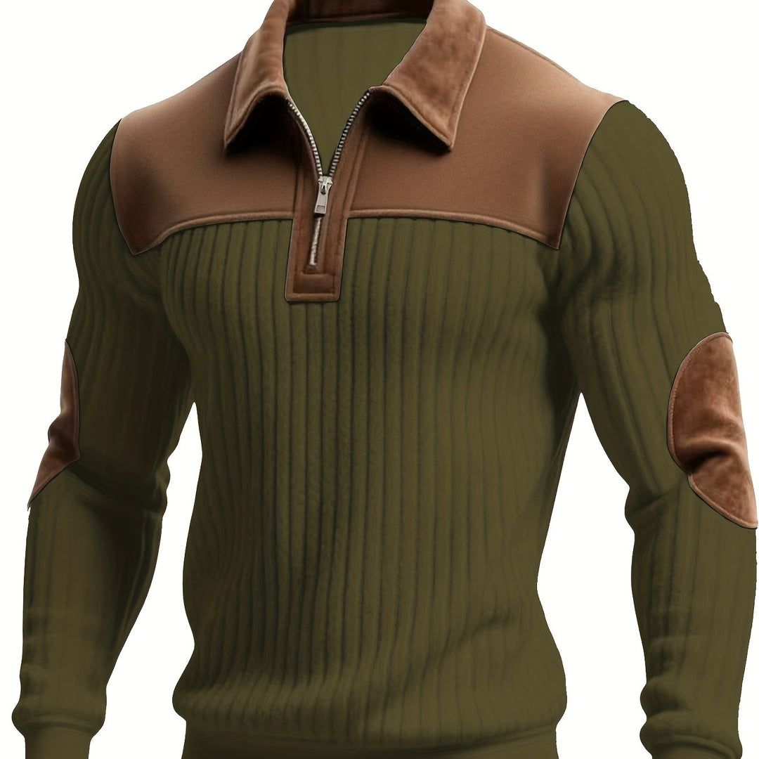 Bruno | Pull Col Zippé Élégant