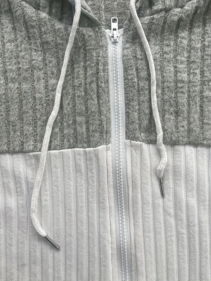 Agnès | Veste à Capuche Zippée