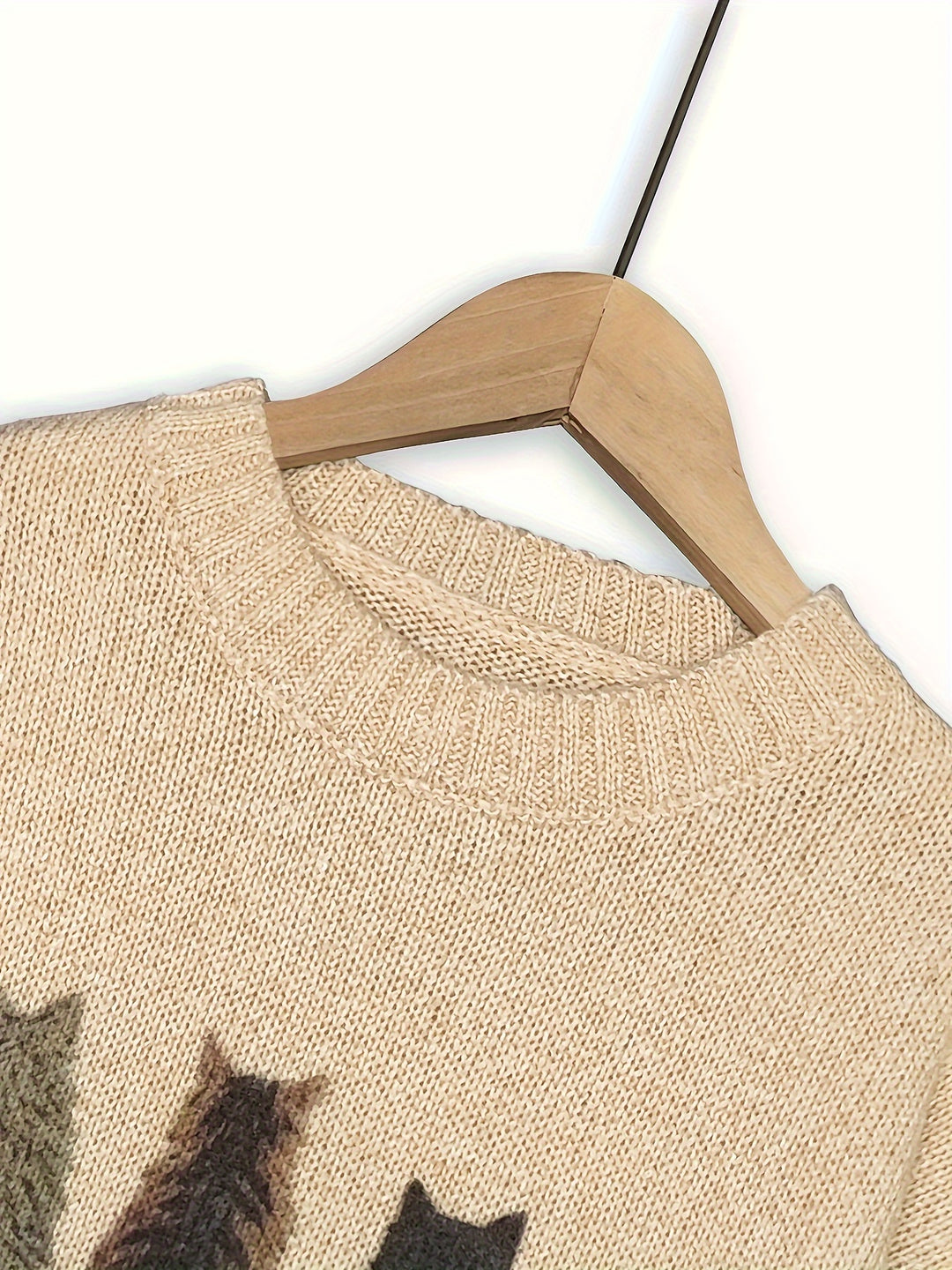 Clarisse | Pull Chaleureux à Imprimé Chats