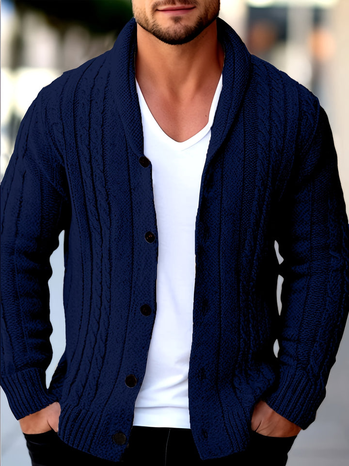 Sébastien | Gilet Torsadé Boutonné