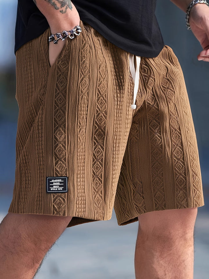 Marc | Short Texturé à Motif Géométrique
