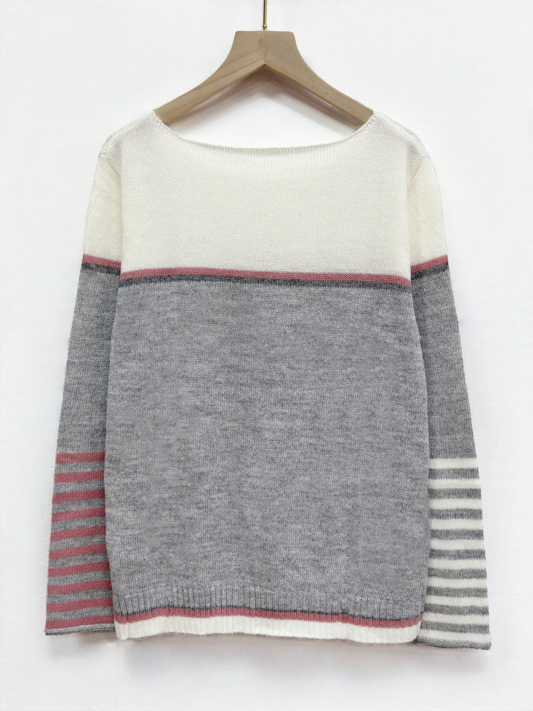 Amandine | Pull Color-Block à Manches Longues