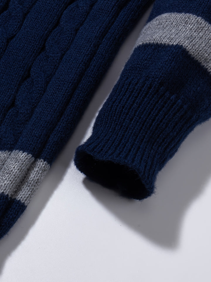 Georges | Pull Torsadé Col Rond
