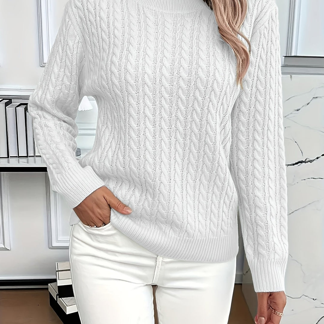 Emmanuelle | Pull Torsadé Coupe Ample