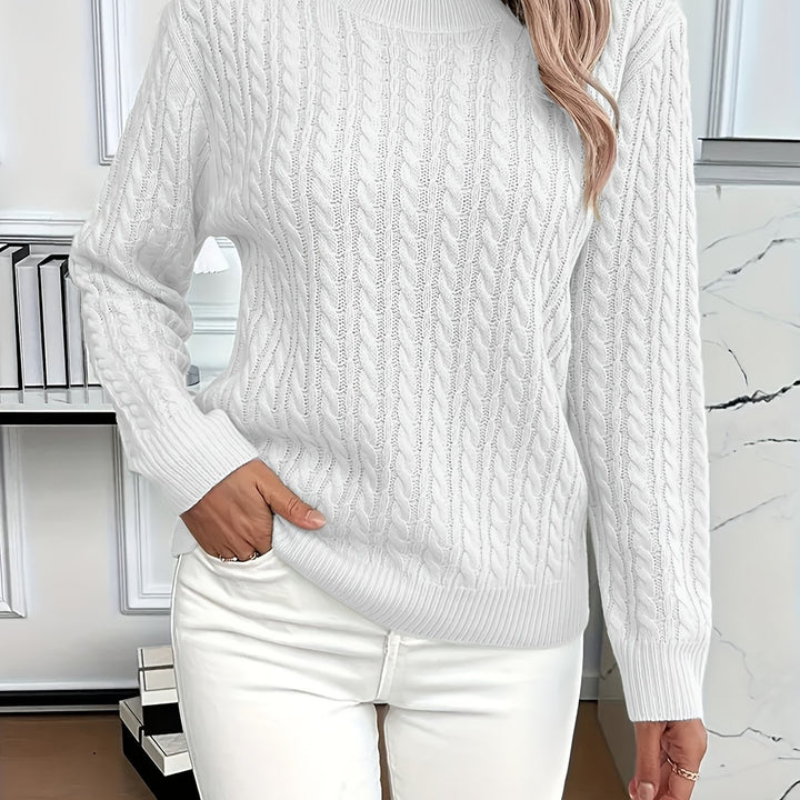 Emmanuelle | Pull Torsadé Coupe Ample