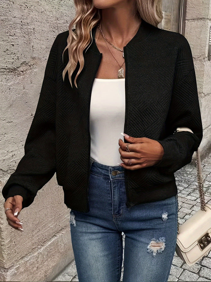 Charlotte | Veste Zippée Texturée