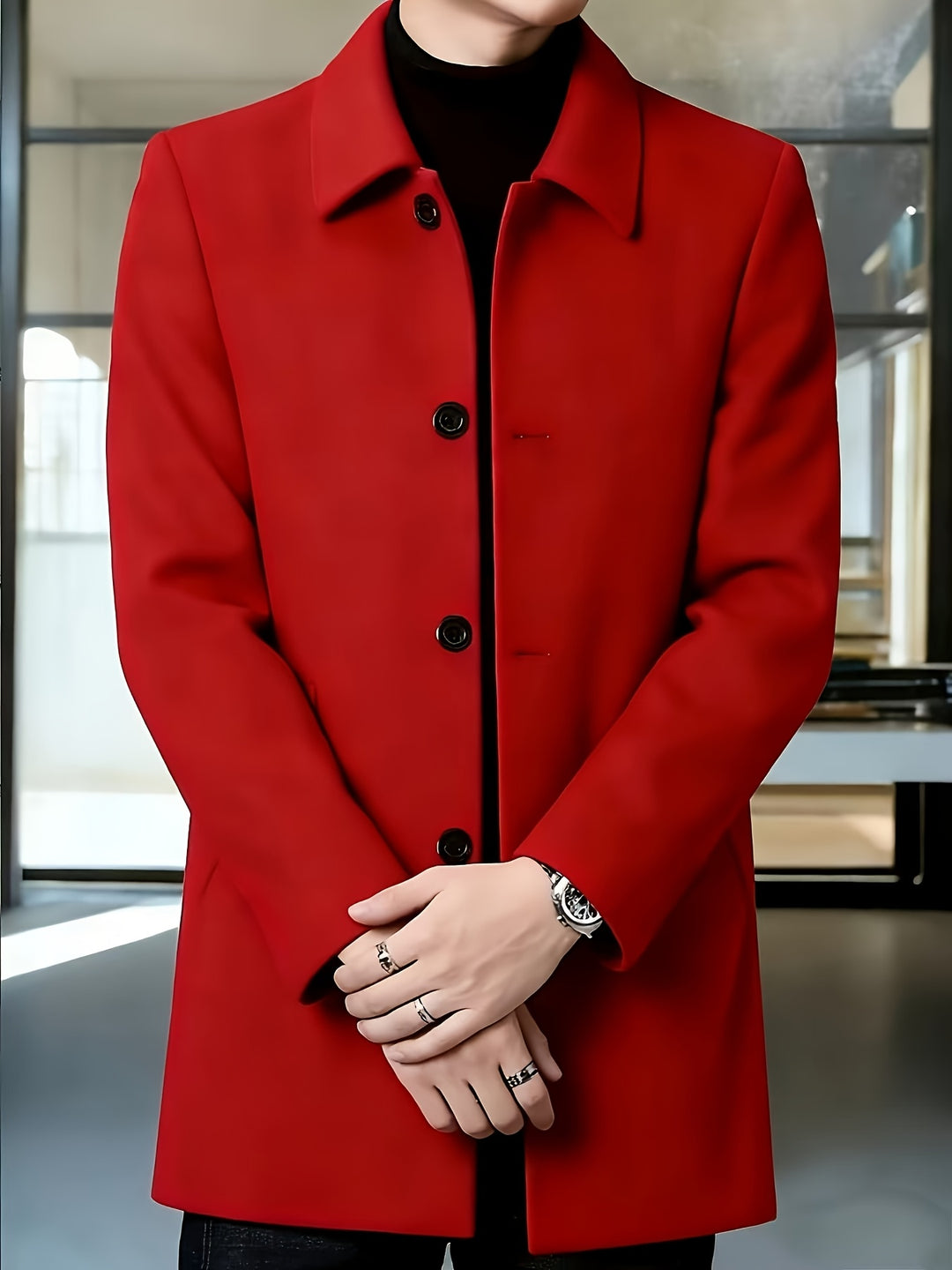 Gérard | Manteau Élégant Boutonné