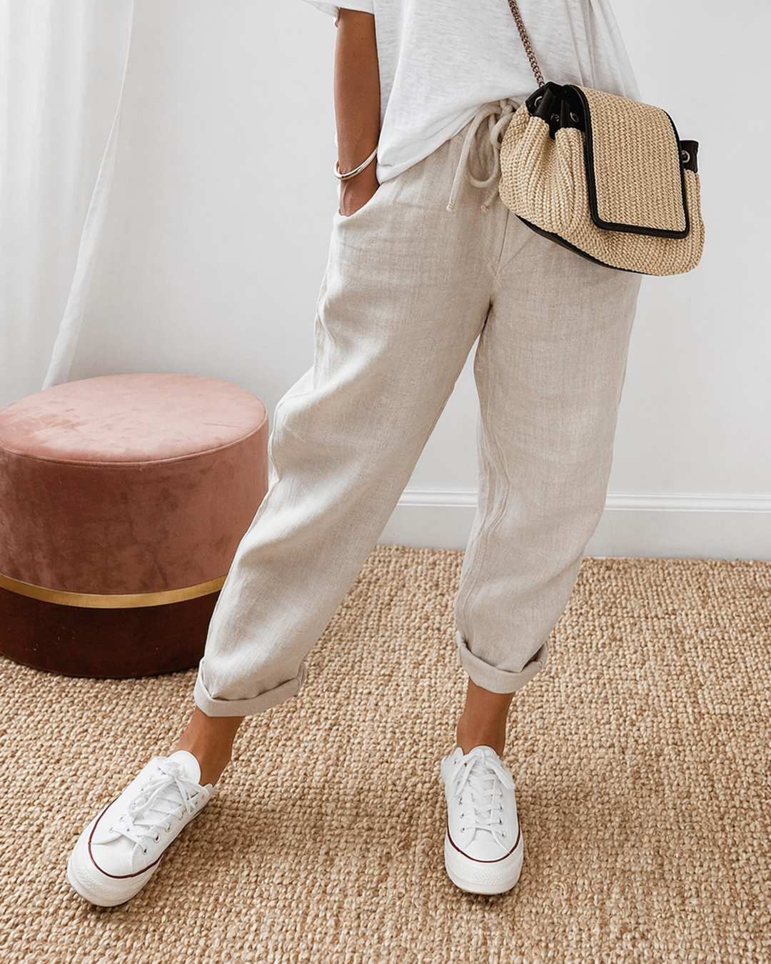 Fleur | Pantalon d'Été Décontracté