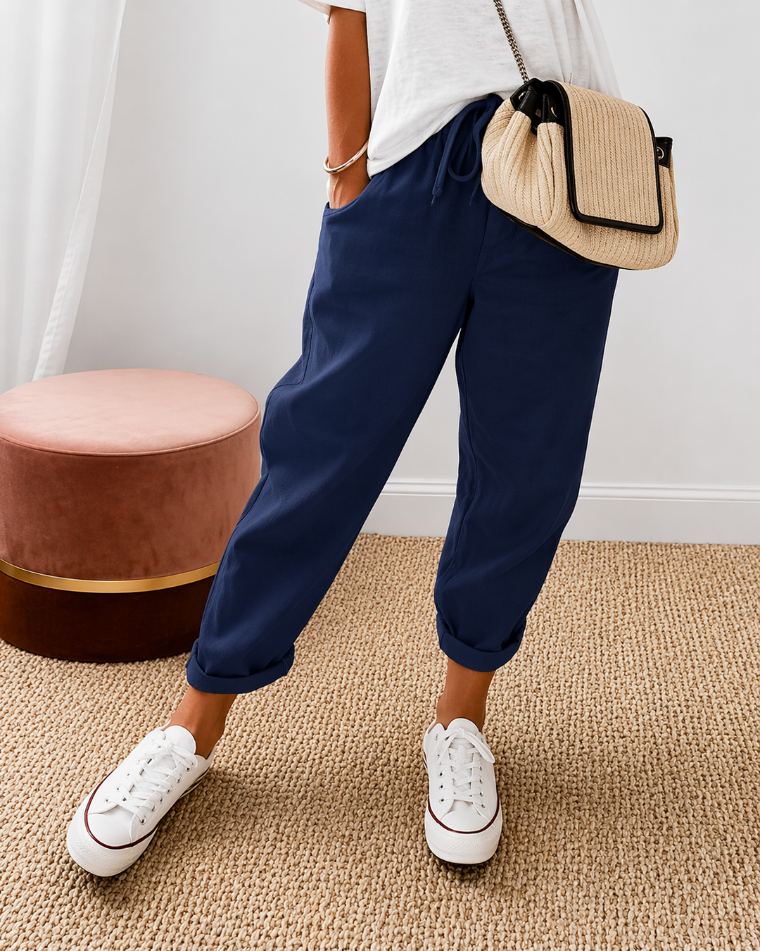 Fleur | Pantalon d'Été Décontracté