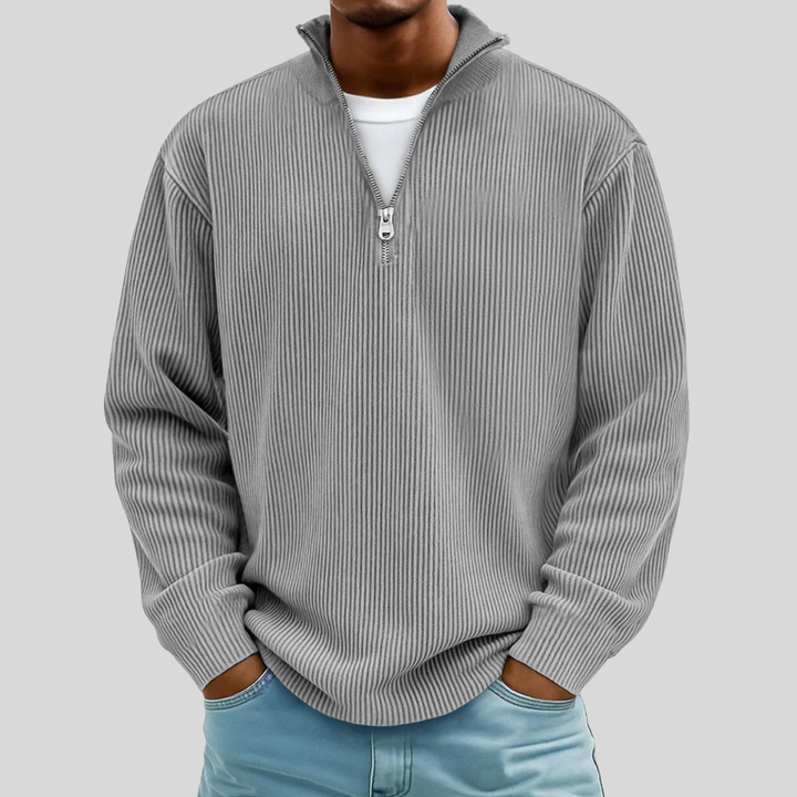Vianney | Pull Col Zippé Décontracté