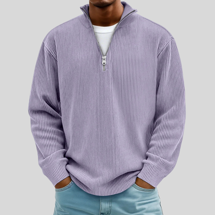 Vianney | Pull Col Zippé Décontracté