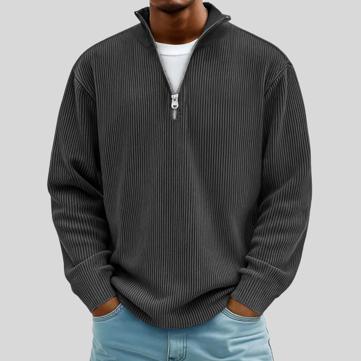 Vianney | Pull Col Zippé Décontracté