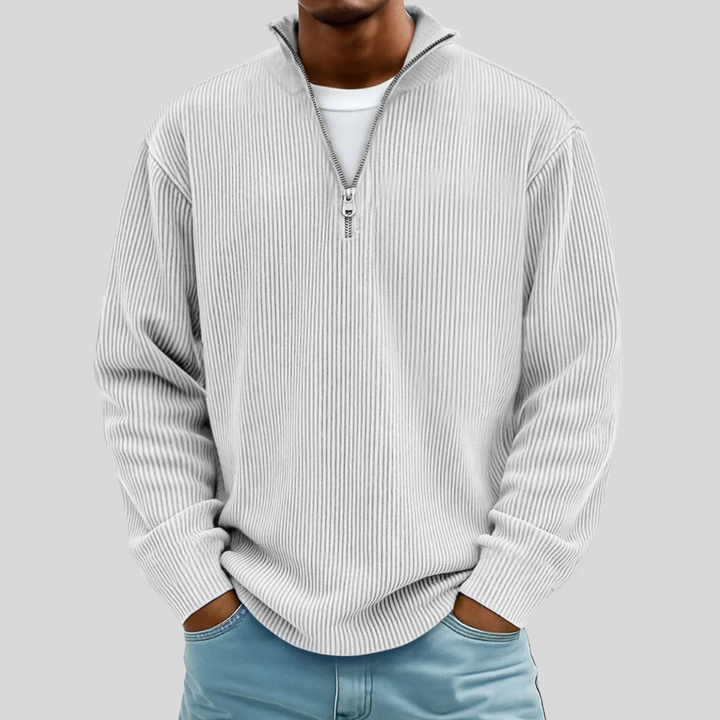 Vianney | Pull Col Zippé Décontracté