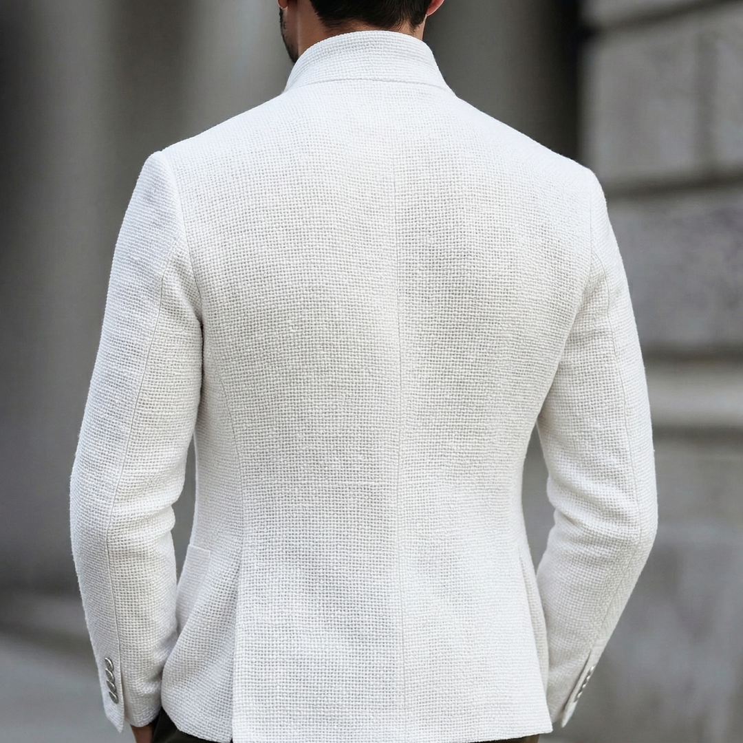 Léopold | Blazer Structuré à Col Montant