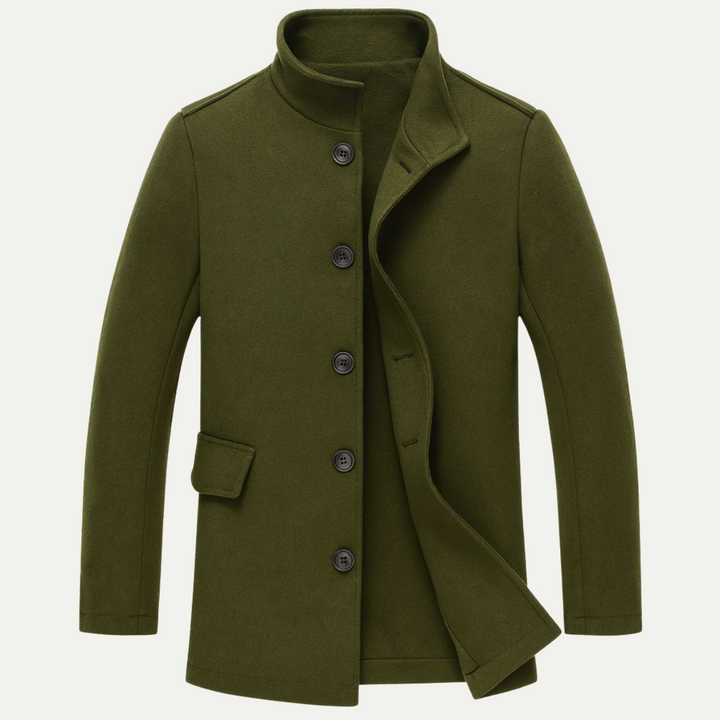 Guillaume | Manteau à Col Montant Raffiné