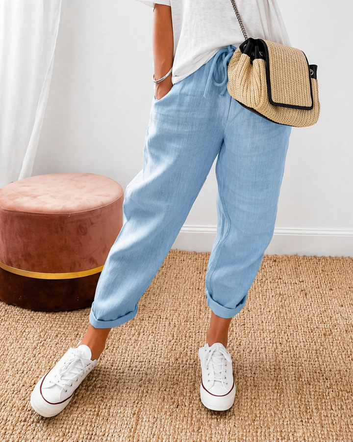 Fleur | Pantalon d'Été Décontracté