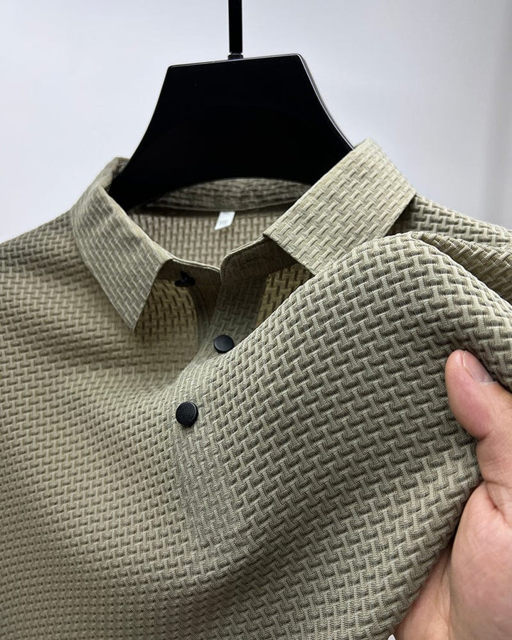 Matthieu | Polo Texturé à Boutons