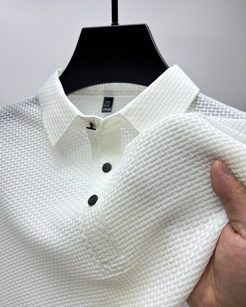 Matthieu | Polo Texturé à Boutons