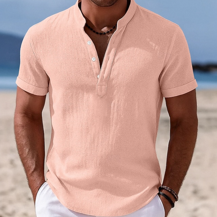 Adrien | Chemise d'Été à Manches Courtes