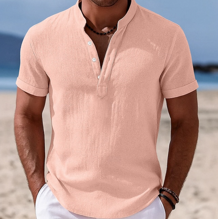 Adrien | Chemise d'Été à Manches Courtes