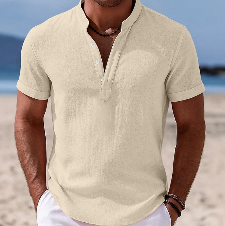 Adrien | Chemise d'Été à Manches Courtes