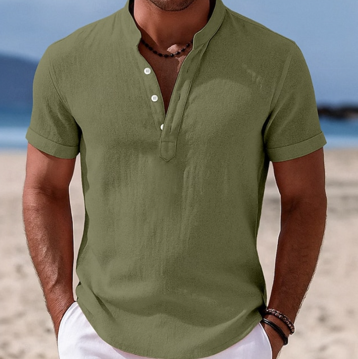 Adrien | Chemise d'Été à Manches Courtes