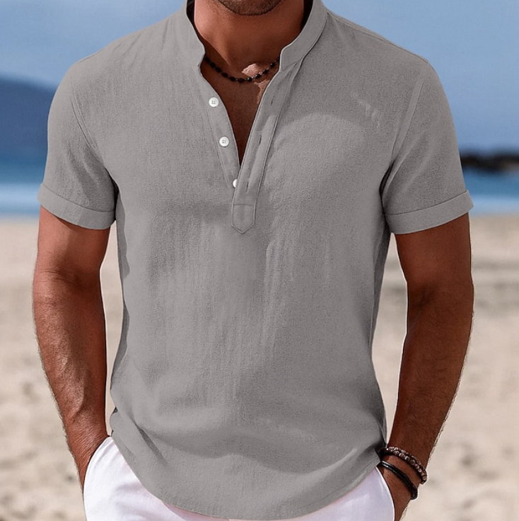 Adrien | Chemise d'Été à Manches Courtes