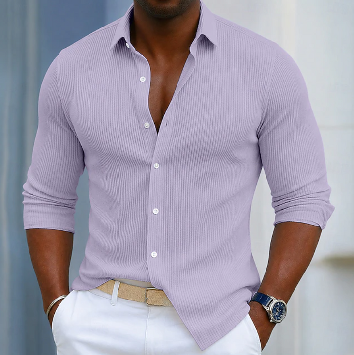 Léonard | Chemise Texturée Ajustée