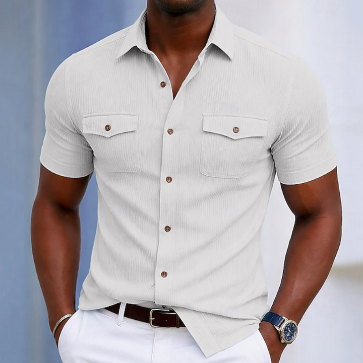 Josselin | Chemise Manches Courtes à Poches