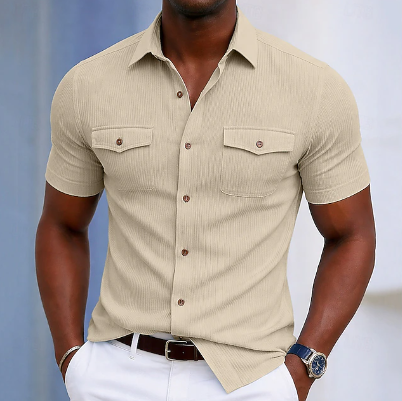 Josselin | Chemise Manches Courtes à Poches