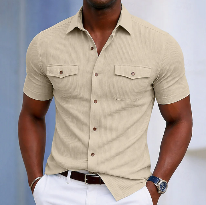 Josselin | Chemise Manches Courtes à Poches