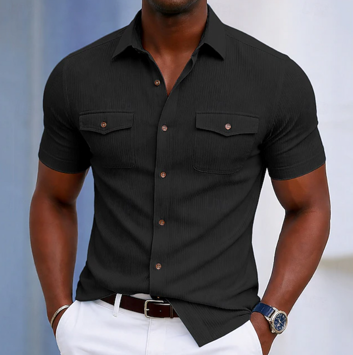 Josselin | Chemise Manches Courtes à Poches
