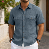 Célestin | Chemise Décontractée à Manches Courtes