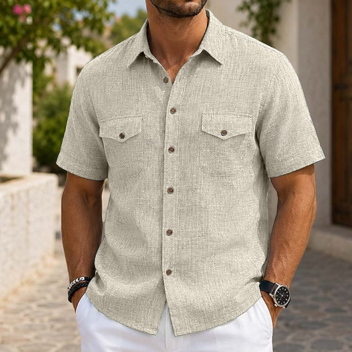 Célestin | Chemise Décontractée à Manches Courtes