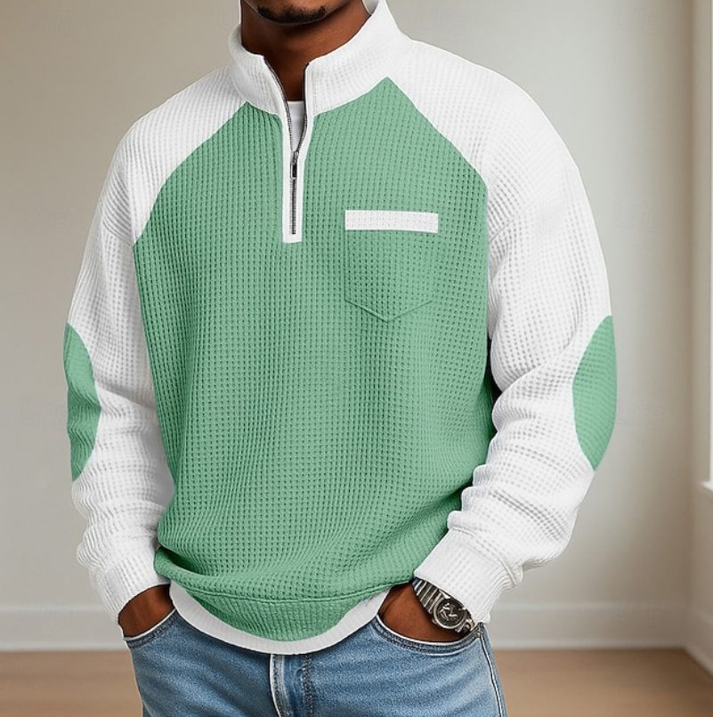 Quentin | Pull Col Montant Zippé