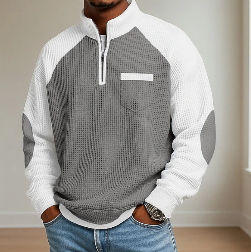 Quentin | Pull Col Montant Zippé
