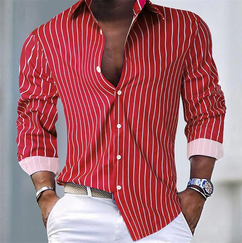 Éloi | Chemise Rayée Élégante