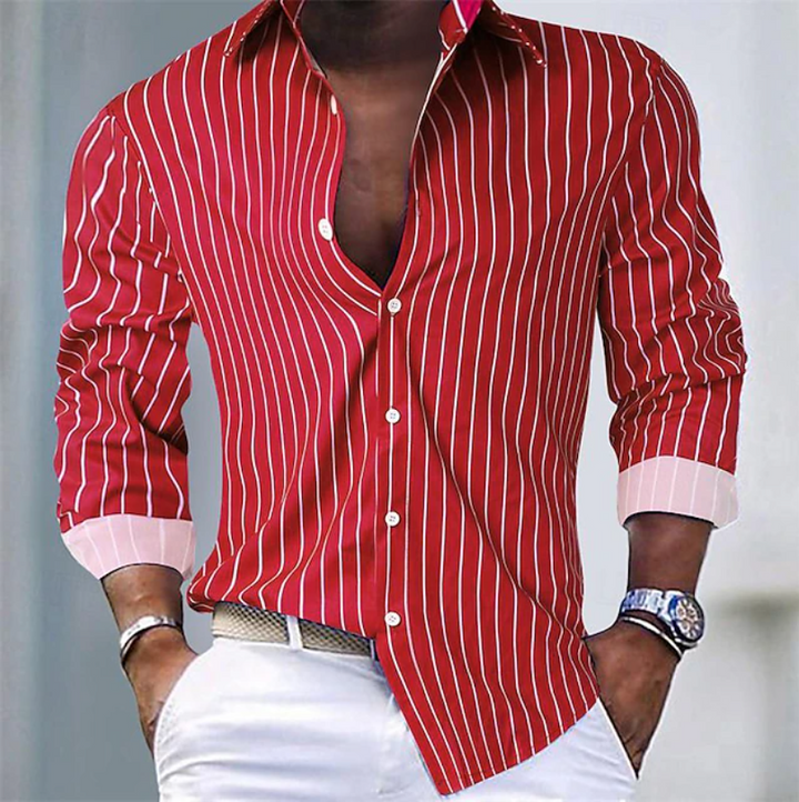 Éloi | Chemise Rayée Élégante