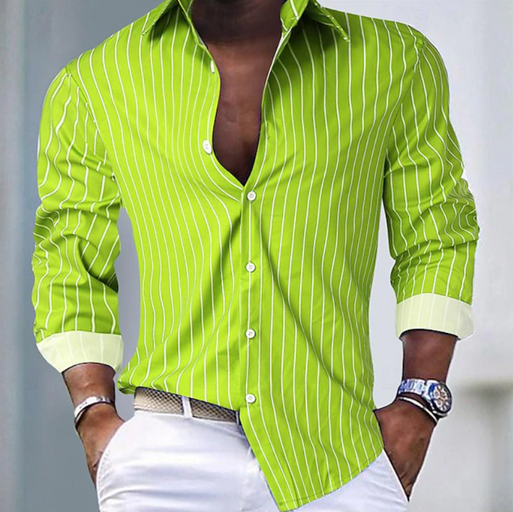 Éloi | Chemise Rayée Élégante