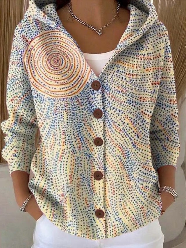 Coralie | Veste à Capuche Boutonnée