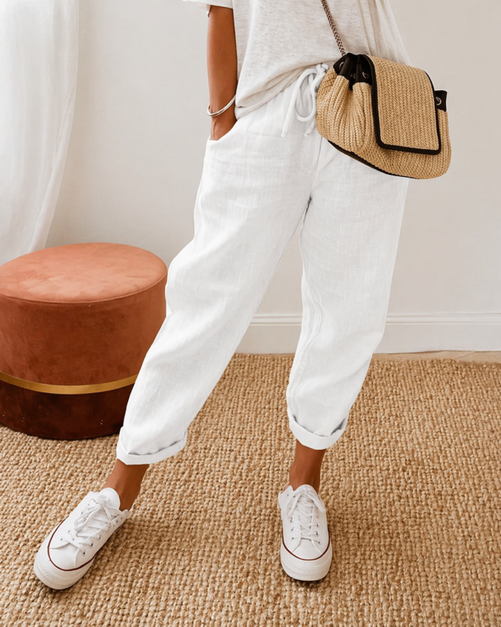 Fleur | Pantalon d'Été Décontracté