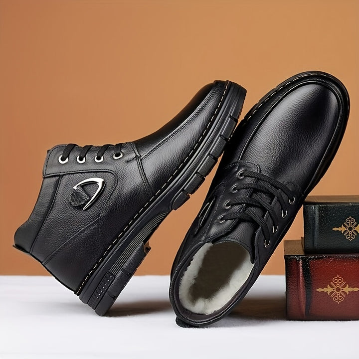 Gaël | Bottines Chaudes d'Hiver Montantes