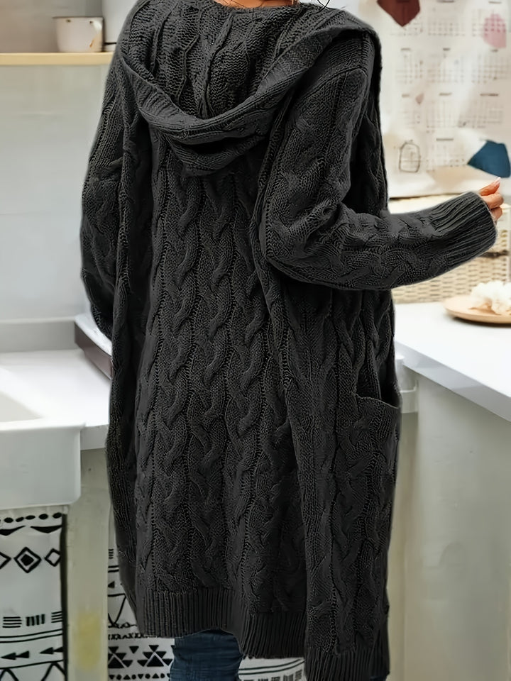 Valentine | Gilet Long Torsadé