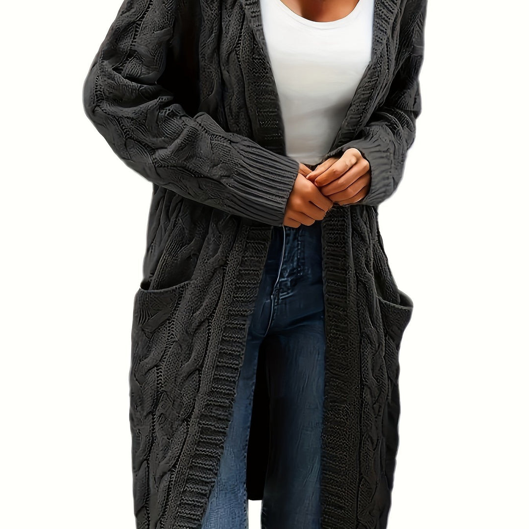 Valentine | Gilet Long Torsadé