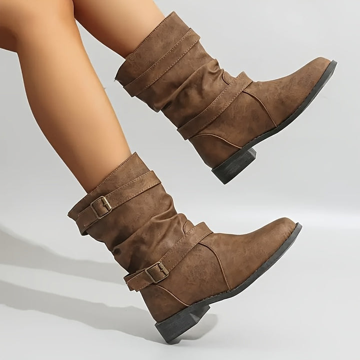 Justine | Bottines Souples à Talon Plat
